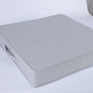 Set di cuscini per sedile profondo da esterno 24x24 pollici impermeabili e resistenti allo sbiadimento per mobili da giardino cuscini rimovibili con cinghie regolabili - Product Image 6