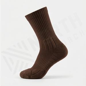 Custom Breathable Sports <b>Socks</b> Crew Running Wholesale Performance Durable <b>Soft</b> Gym Workout Customized Color Fit Pairs Wear - Product Image 3