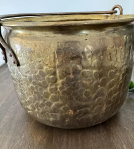 Pot de cuisson vintage en acier inoxydable avec poignée, design antique en laiton, écologique et de qualité alimentaire, pour cuisinière à gaz - Product Image 6