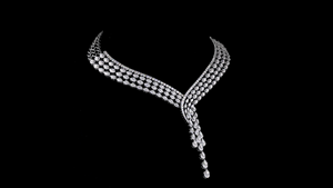 Collier de mariée de luxe de créateur, diamants de laboratoire taille poire certifiés IGI, plaqué argent rhodié, pour femme - Product Image 2