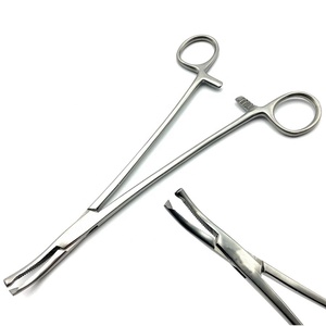Pince à peritoneum Faure légèrement courbée, 1x2 dents, 21 cm, en acier inoxydable, instrument chirurgical réutilisable, autoclavable - Product Image 6