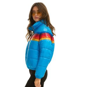 แจ็กเก็ตทรงปลาปักเป้าสีฟ้าสำหรับผู้หญิงแจ็กเก็ตระบายอากาศได้หลากสีพิมพ์โลโก้ได้ตามต้องการ - Product Image 5