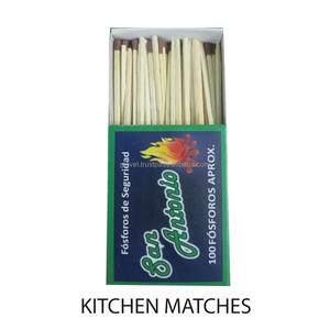 Kitchen Safety Matches Customized Printing Matchbox Size 113x65x15mm with 115 <b>Sticks</b> Wooden for Home Cooking <b>Lighting</b> Use - Product Image 4