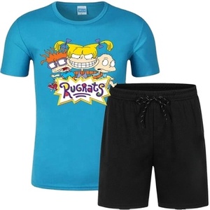 ชุดสูทลำลองของผู้ชายชุดวิ่งจ๊อกกิ้งเสื้อยืดสองชิ้นชุดกางเกงขาสั้นแขนสั้น2025ฤดูร้อนใหม่ - Product Image 1