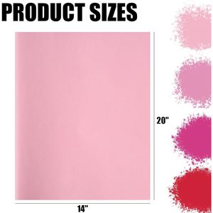 Papel de Seda Rosa y Rojo de 20x14 Pulgadas, 112 Hojas, Paquete para Bolsas de Regalo, Manualidades, Envoltura de Regalos, Proyectos de Manualidades - Product Image 3