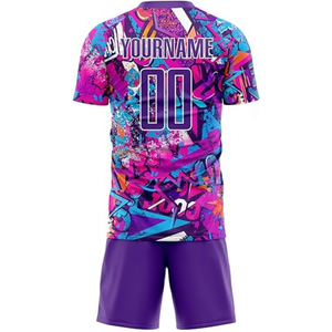 Conception de maillots professionnels USA Europe, tissu respirant, impression par sublimation, kit d'équipe, couleurs personnalisées, logo, uniforme - Product Image 3