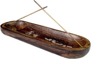 Natural Wooden Ash Catcher Budget Friendly Handmade <b>Incense</b> <b>Stick</b> <b>Holder</b> for Home Temple Prayer and Daily Use - Product Image 6