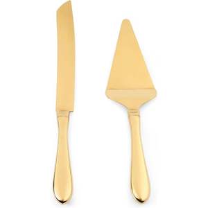 Couteau à gâteau décoratif en acier inoxydable, parfait pour les cérémonies de mariage, les présentations de desserts et les moments formels de découpe de gâteaux - Product Image 1