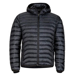 Veste d'extérieur légère et chaude pour homme en duvet de canard, avec fermeture éclair en nylon personnalisée, vente en gros - Product Image 1