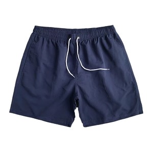Men's Solid Color Quick Dry Swim <b>Shorts</b> With Drawstring Casual Beach Wear Red Green Blue Black White Navy Teal OEM ODM - Product Image 4