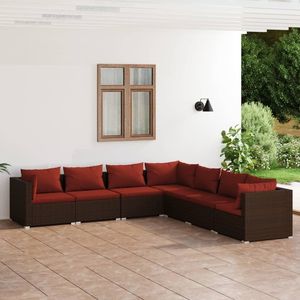Set Lounge da Giardino Marrone - Product Image 1