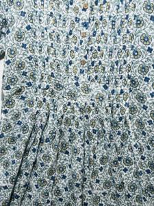 ชุดเดรสผ้าฝ้าย 100% พิมพ์ลายดอกไม้หลากสีสำหรับผู้หญิง |   สไตล์ผสมผสานวัฒนธรรมพื้นเมือง |   เดรสแขนยาวรัดเอว |   ผ้าที่ระบายอากาศได้ดี - Product Image 4