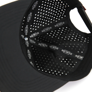 5 Panel 3D Embroidery Hat Laser Hole Waterproof Quick Dry <b>Cap</b> Custom Logo Sport Baseball <b>Cap</b> Hip Hop <b>Plain</b> Snapback <b>Cap</b> for Men - Product Image 6