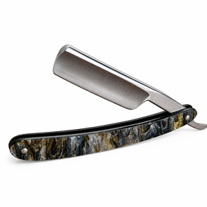 <b>Straight</b> <b>Razor</b> With Strop Professional Stainless Steel Single Blade Barber Shaver For Men Home Use - Product Image 5