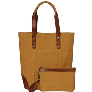 Bolso de Mano de Lona Resistente Unisex Vintage con Cierre de Cremallera, Dos Asas, Estampado Elegante, Bolso de Compras - Producto al por Mayor - Product Image 1