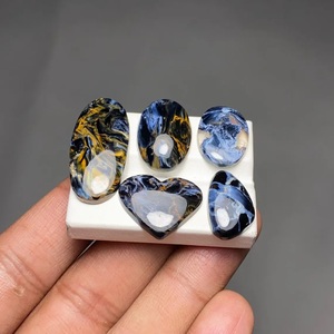 Natural pietersite gemstone storm stone cabochon blue brown Flashy loose gemstone for jewelry making - Product Image 2