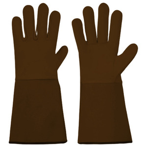 Gants de travail robustes réfléchissants en cuir pleine fleur et croûte de cuir, avec manchette de sécurité pour soudage TIG, antidérapants, ignifuges et résistants à la chaleur - Product Image 3