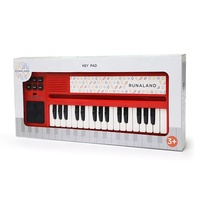 Runaland PK82 Clavier électronique pour enfants 2 en 1, batterie de percussions, piano, jouet éducatif en plastique fonctionnant sur piles, 3 ans et plus, certifié EN71