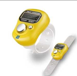 Contador digital de dedo portátil con brújula y control por botón para contar cuentas de oración y entrenamiento deportivo - Product Image 1