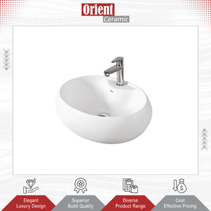 Vasque de lavabo en céramique blanche de qualité supérieure, design luxueux, certifiée ISO, pour la vente en gros, provenant d'un fournisseur indien. - Product Image 3