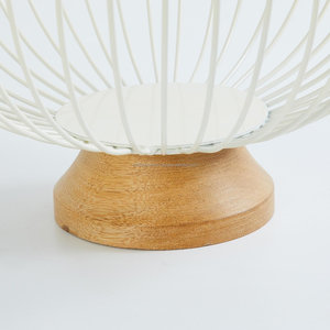 Cuencos Elegantes Hechos a Mano, Impermeables, Ecológicos, de Material Orgánico Pulido, con Base de Madera para Decoración del Hogar y Regalos - Product Image 2