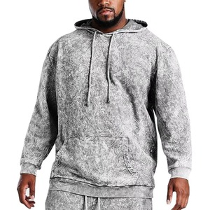 Survêtement en coton personnalisé, vente en gros, OEM, ODM, design imprimé en relief, tissu délavé à l'acide, léger, style streetwear - Product Image 3