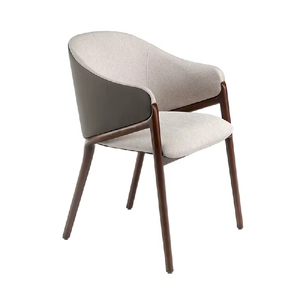 Elegant <b>Upholstered</b> Dining <b>Chair</b> with Solid Wood Frame and Ergonomic Curved Back – Premium Restaurant & Hotel Furniture Supplier - Product Image 1