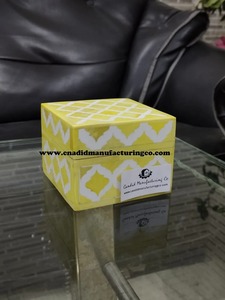 Moderno Juego de Porta Incienso de Piedra Blanca y Amarilla, Bandeja Difusora de Aromaterapia Tallada, Decoración de Oficina y Spa, Adorno de Mesa de Alta Calidad - Product Image 3
