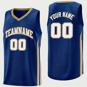 Ensemble uniforme d'équipe de basket-ball pour hommes, maillot et short respirants sans manches, vêtements de sport personnalisés - Product Image 4