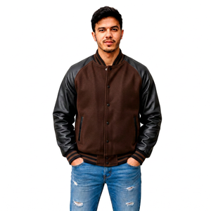 Fabricant de vestes universitaires en laine personnalisées, vêtements de rue, vêtements d'extérieur, vente en gros, vêtements à marque privée, fournisseur OEM - Product Image 1