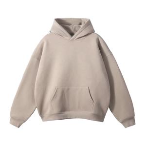 Sweat à capuche d'hiver personnalisable haut de gamme pour homme, en molleton de coton 320 GSM, respirant, avec écran réglable de haute qualité - Product Image 6