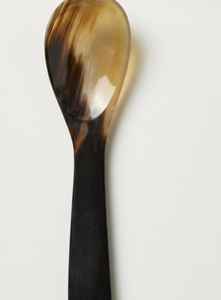 Cuchara de Cuerno de Búfalo Natural Hecha a Mano, Ecológica, de Alto Brillo, Diseño Moderno, Cubertería de 6 y 8 Pulgadas para Cocina, Comedor y Restaurante - Product Image 2