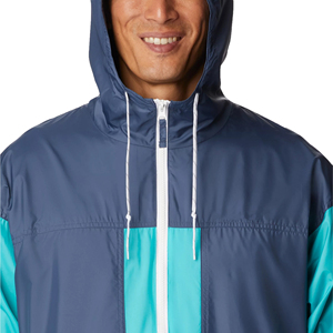 Chaqueta Acolchada Clásica para Hombre con Capucha Naranja de Lona, Ajuste Holgado Casual, Impermeable, Transpirable y Cortavientos 100 - Product Image 5
