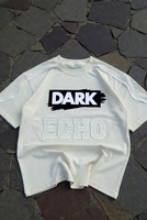 T-shirt unisexe ample en coton 100% avec impression numérique, logo personnalisé et motif, respirant, à manches courtes, style streetwear, vente en gros