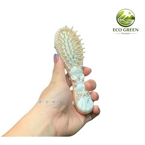 Peineta de Conchas Hecha a Mano con Perlas Naturales, Accesorio para el Cabello para Bodas en la Playa, Regalo Decorativo Costero de Sirena, OEM - Product Image 5