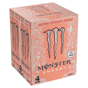 Factory Supply Monster Ultra Peachy Keen Energy Drink 0.5L Can <b>Zero</b> <b>Sugar</b> Smooth Taste Bulk Wholesale Fast Shipping OEM Support - Product Image 1