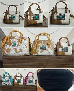 Nouveau Sac de Voyage Rapide en Cuir de Vachette Véritable 2026, Sac Unisexe Multi-usages Fait Main, Sacs Bandoulière avec Concho pour Homme et Femme - Product Image 3