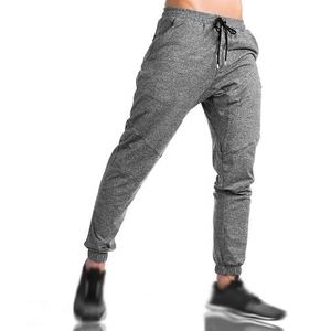 2024 haute qualité hommes Gym survêtement pantalon décontracté Fitness pantalons de survêtement noir avec Logo personnalisable taille moyenne - Product Image 6