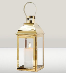 Vente en gros de lanternes à bougies en métal de taille moyenne, faites à la main, portables, avec finition argentée brillante, pour mariage et extérieur - Product Image 5