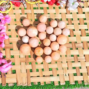 Esfera de cristal de morganita natural, bola de morganita rosa, piedra curativa para Reiki, meditación, decoración energética, venta al por mayor - Product Image 5