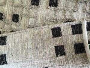 Alfombras modernas hechas a mano de lana Shaggy Loop Pile Runner, alfombras de pared bordadas, hogar, dormitorio, coche, tejido abstracto, lavable, Golf de viaje - Product Image 5