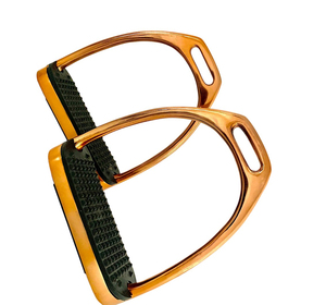 Nuevas estribas de equitación western personalizables y reutilizables, de hierro con base ancha cubierta de cuero, duraderas para animales grandes. - Product Image 3
