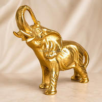 Sculpture Moderne de Cerf en Métal Doré sur Pied, Élégante Figurine de Renne, Décoration de Table de Noël - Fourniture en Gros B2B - Artisanat Ali