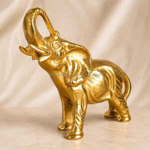 Modern Gold Metal Standing Stag Sculpture Elegant Reindeer Deer <b>Figurine</b> Christmas Tabletop Decor-B2B Bulk Supply-Ali Handicraft - Product Image 2