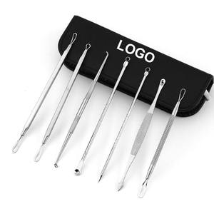 Nuevo Kit de Herramientas para Eliminar Puntos Negros y Acné, Extractor de Comedones de Acero Inoxidable, Juego de Extractores de Espinillas - Product Image 1