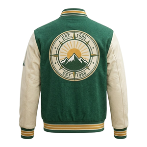 Veste de baseball universitaire en molleton pour homme, personnalisée ODM/OEM, de haute qualité, fabriquée au Pakistan - Product Image 3