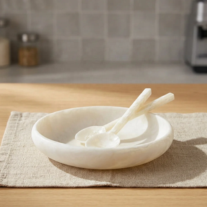 Bol à salade en résine écologique, fait main, poli, design mignon, bol de service alimentaire pour la maison, l'hôtel, la restauration, vaisselle - Product Image 3