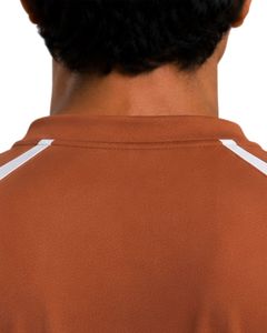 T-shirt de performance marron pour homme, manches courtes, maillot de sport, séchage rapide, respirant, athlétique, entraînement en salle de sport, tee-shirt personnalisé - Product Image 5