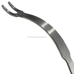 Écarteur chirurgical à double pointe courbée en acier inoxydable, instrument manuel de chirurgie générale, certifié CE Classe I - Product Image 3
