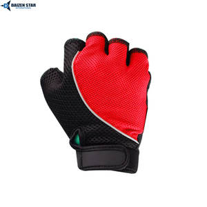 Gants de cyclisme respirants en PU pour l'été, demi-doigts, antidérapants, avec coussinets en gel, pour VTT et vélo de route - Product Image 5